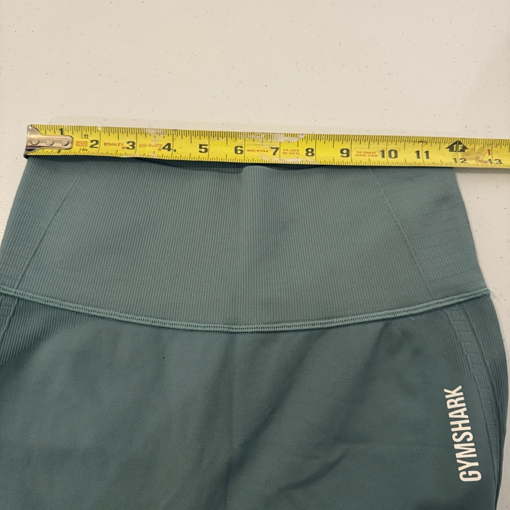 Gymshark Energy Seamless Leggings Dark Teal Womens Size XSWorkout Athleisure Gym - Picture 9 of 9
